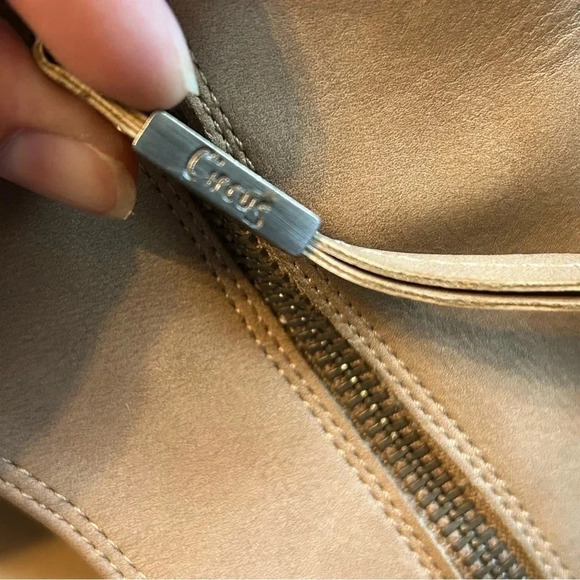 Circus by Sam Edelman Kammi Open Toe Bootie Women’s 8M Light Tan/Khaki EUC - Picture 7 of 12